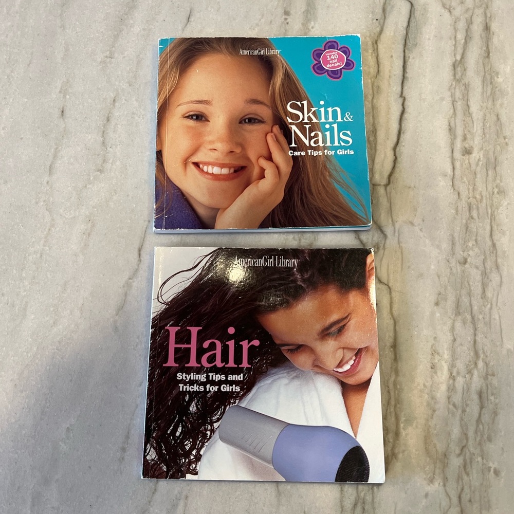 American Girl Library Set of 2 Books: Hair and Skin & Nails